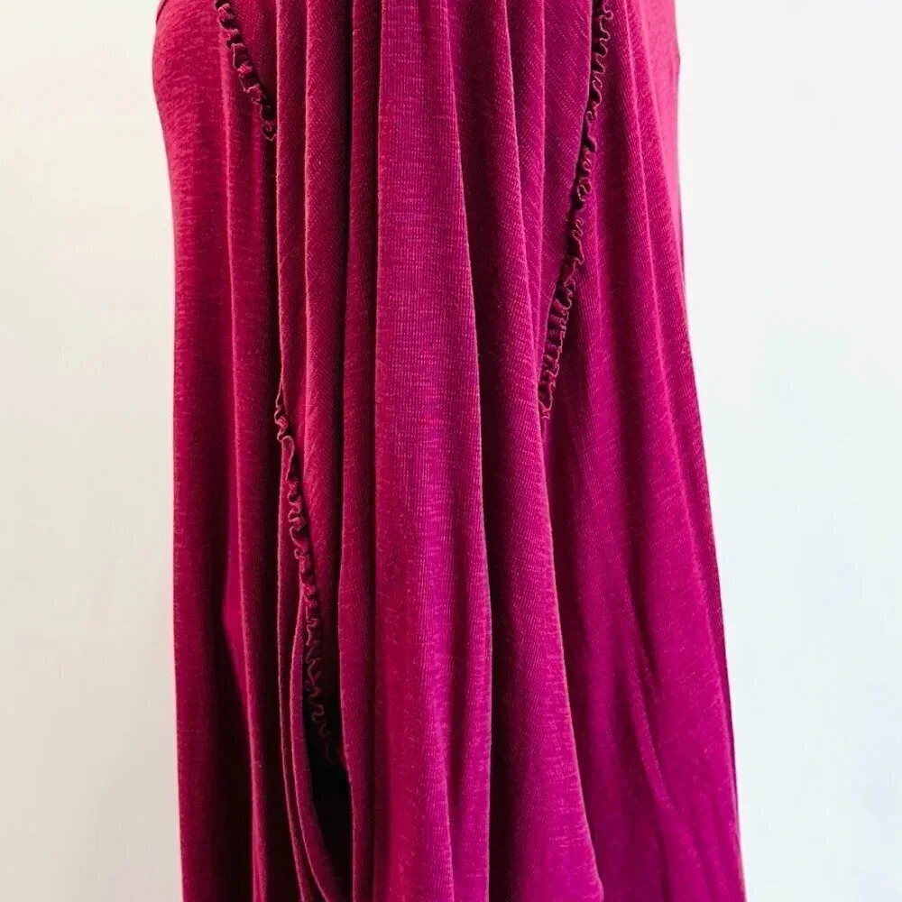 NWT LAUREN CONRAD Women Long Sleeve Pullover Scoop Neck Red Shirt Plus Size 4X - Picture 10 of 13
